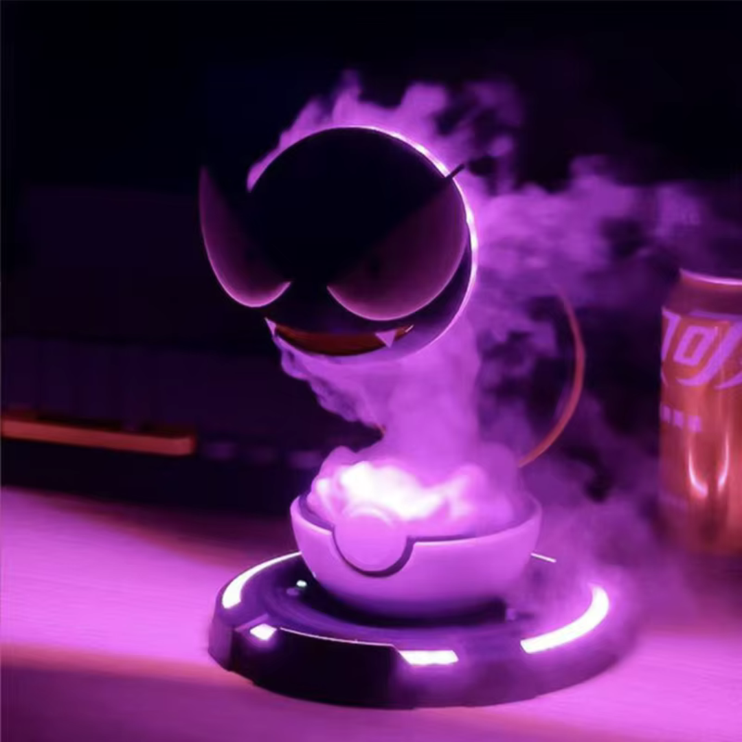 Gastly humidifier with LED lights